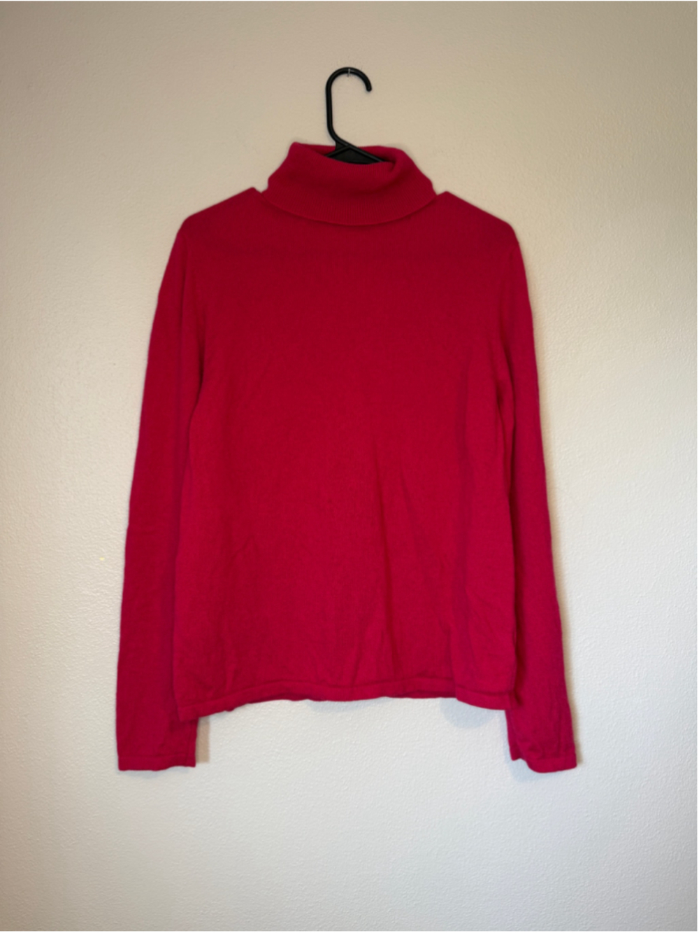 Pendleton 100% Cashmere Pink Turtleneck Sweater L
